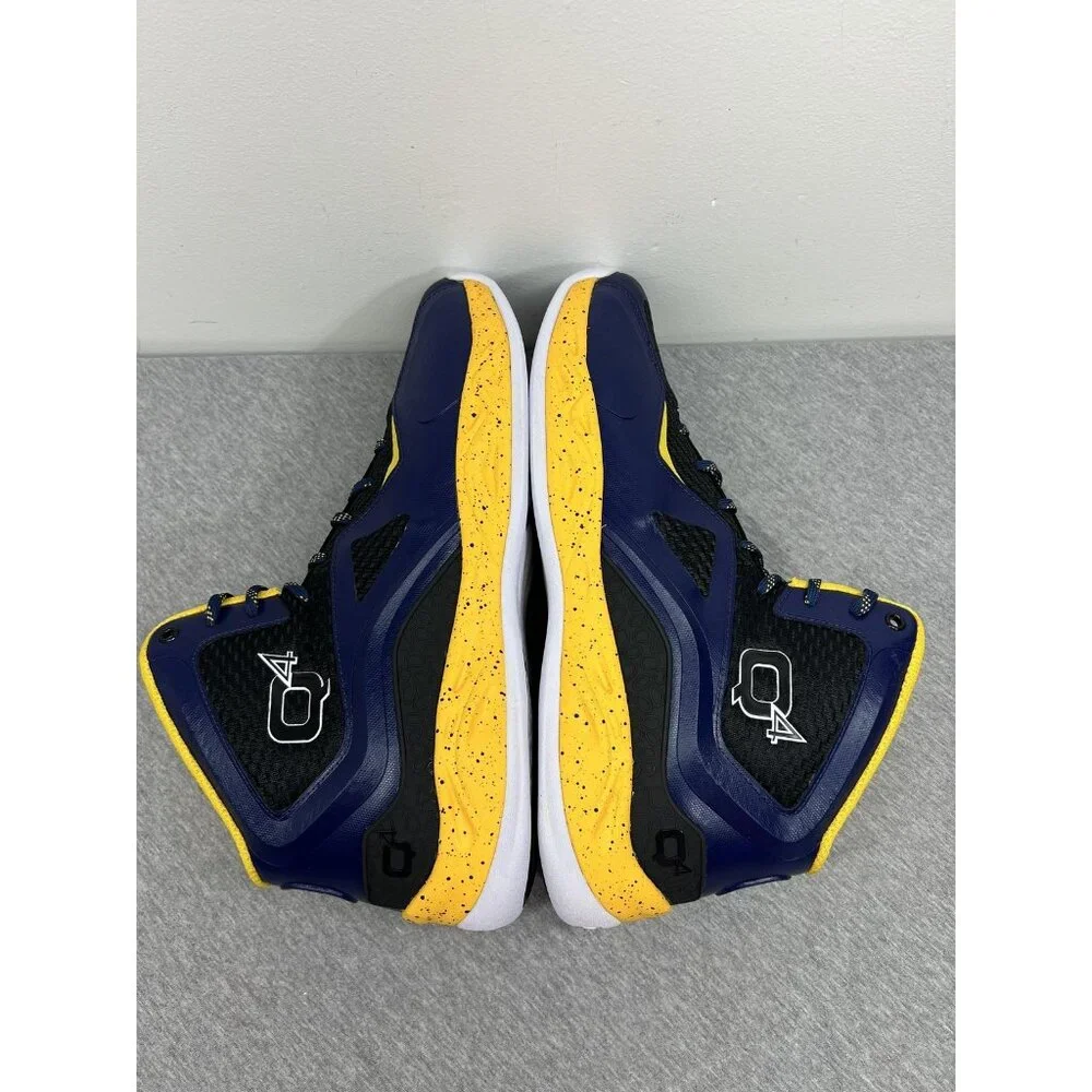 Q4 Sports DC2-I Basketball Shoes Mens Size 15 Navy Black‎ Gold High Top